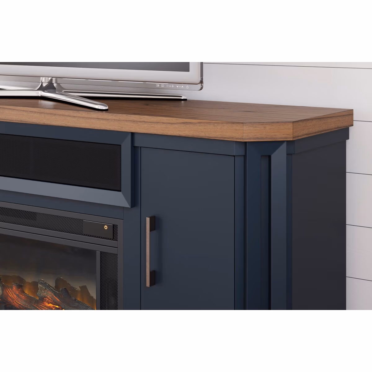 Landocken 83" TV Stand with Electric Fireplace - Image 6