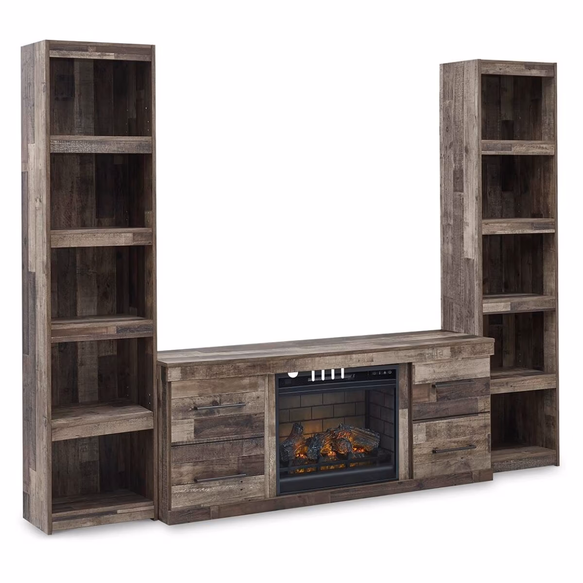 Derekson 3-Piece Entertainment Center with Electric Fireplace - Image 2