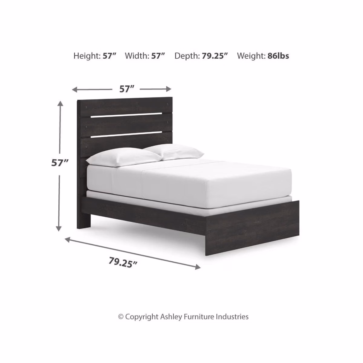 Hollivern Full Panel Bed - Image 5