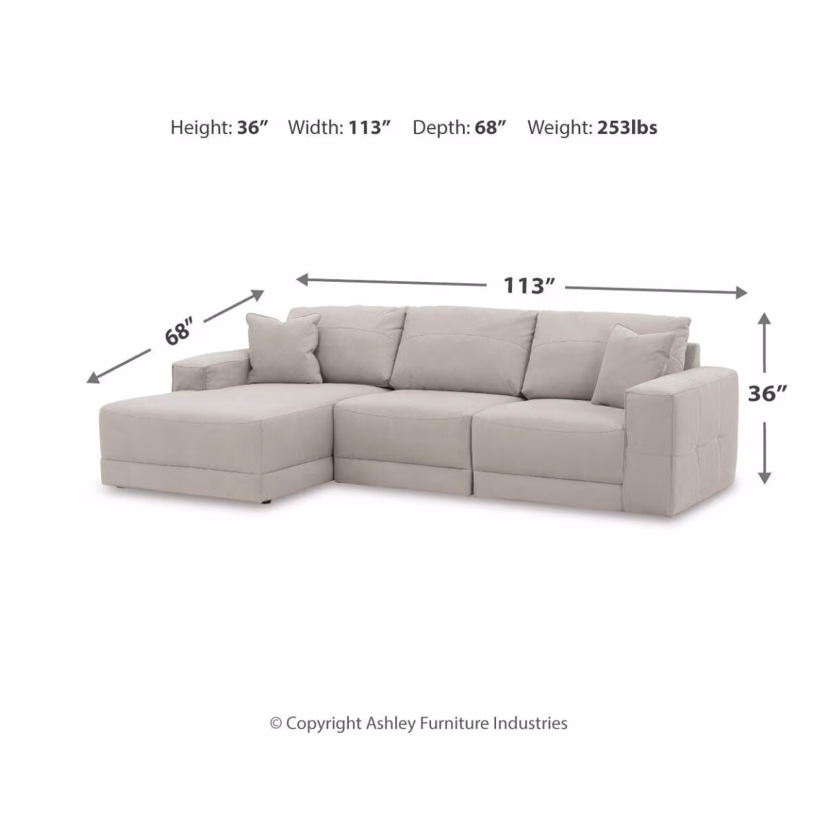 Next-Gen Gaucho 3-Piece Sectional Sofa with Chaise - Image 5