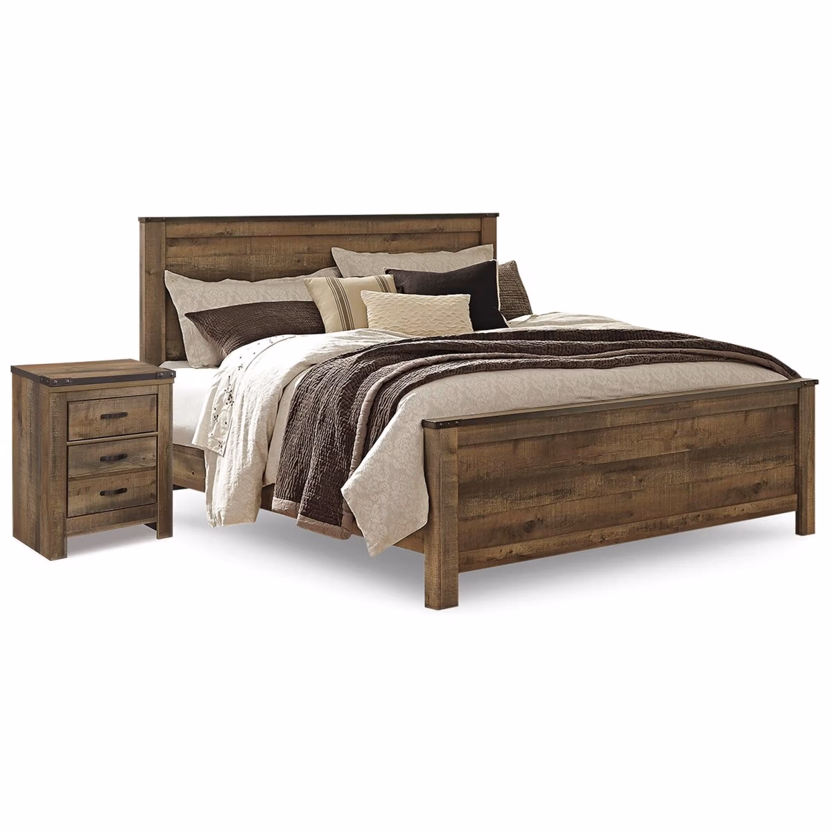 Trinell King Panel Bed and Nightstand - Image 2