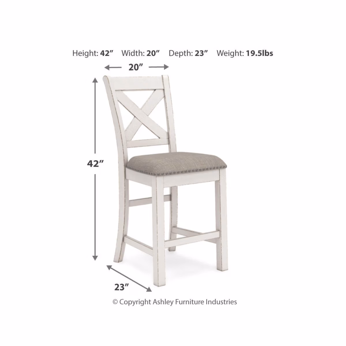 Robbinsdale Counter Height Table and 8 Barstools - Image 16