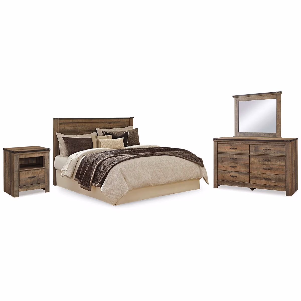 Trinell King/California King Panel Headboard, Dresser, Mirror and Nightstand - Image 2