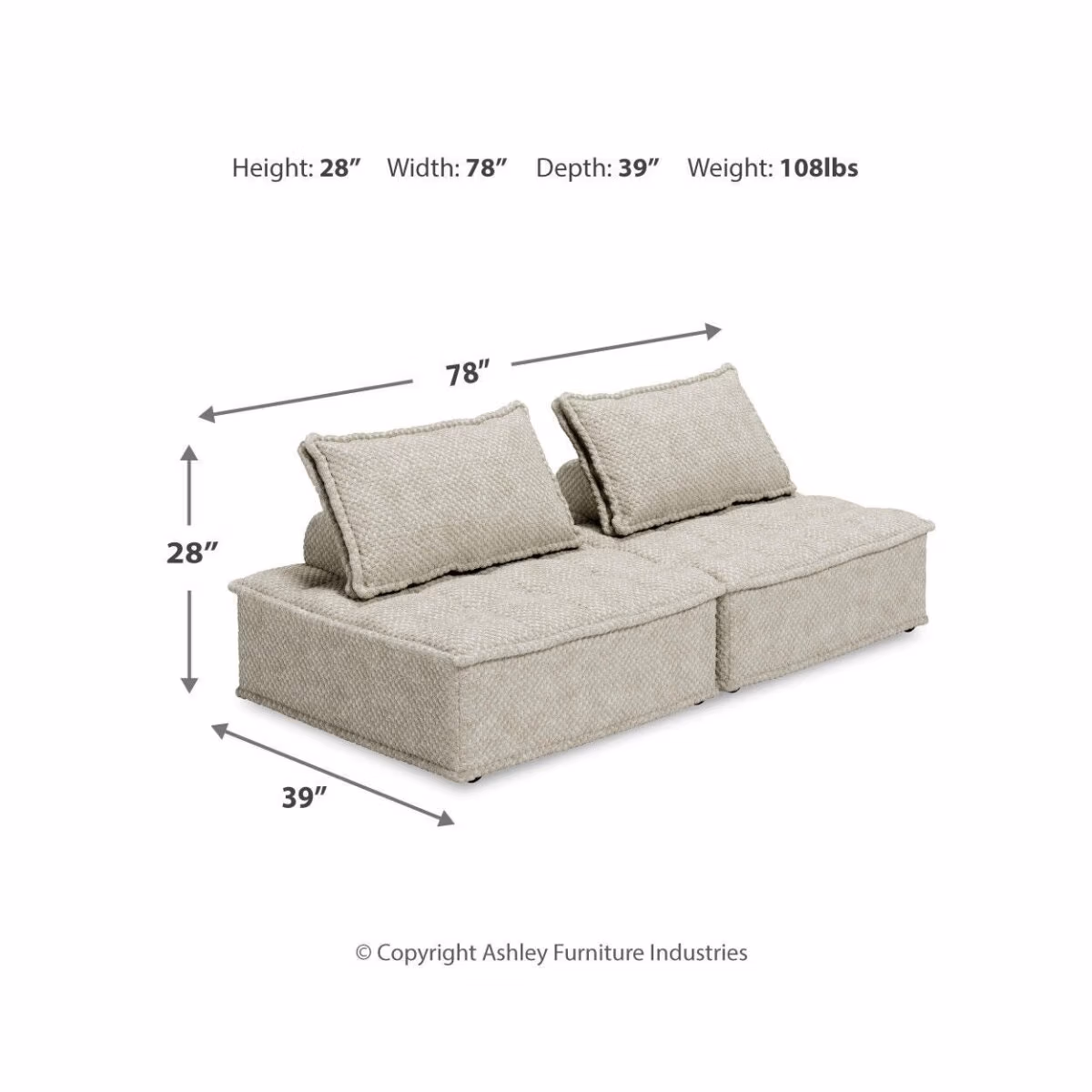 Bales 2-Piece Modular Seating - Image 10