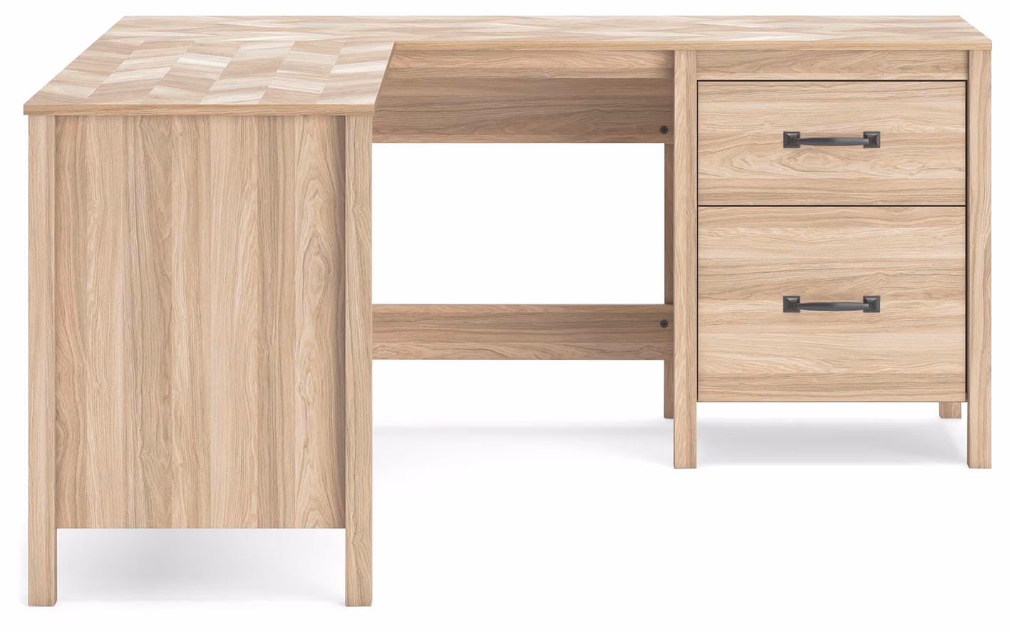 c4464cf63c447d1fa49f6b894f2d4fa6 Battelle 60" Home Office Desk with Return - Image 1