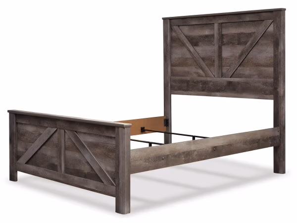 Wynnlow Queen Crossbuck Panel Bed - Image 4