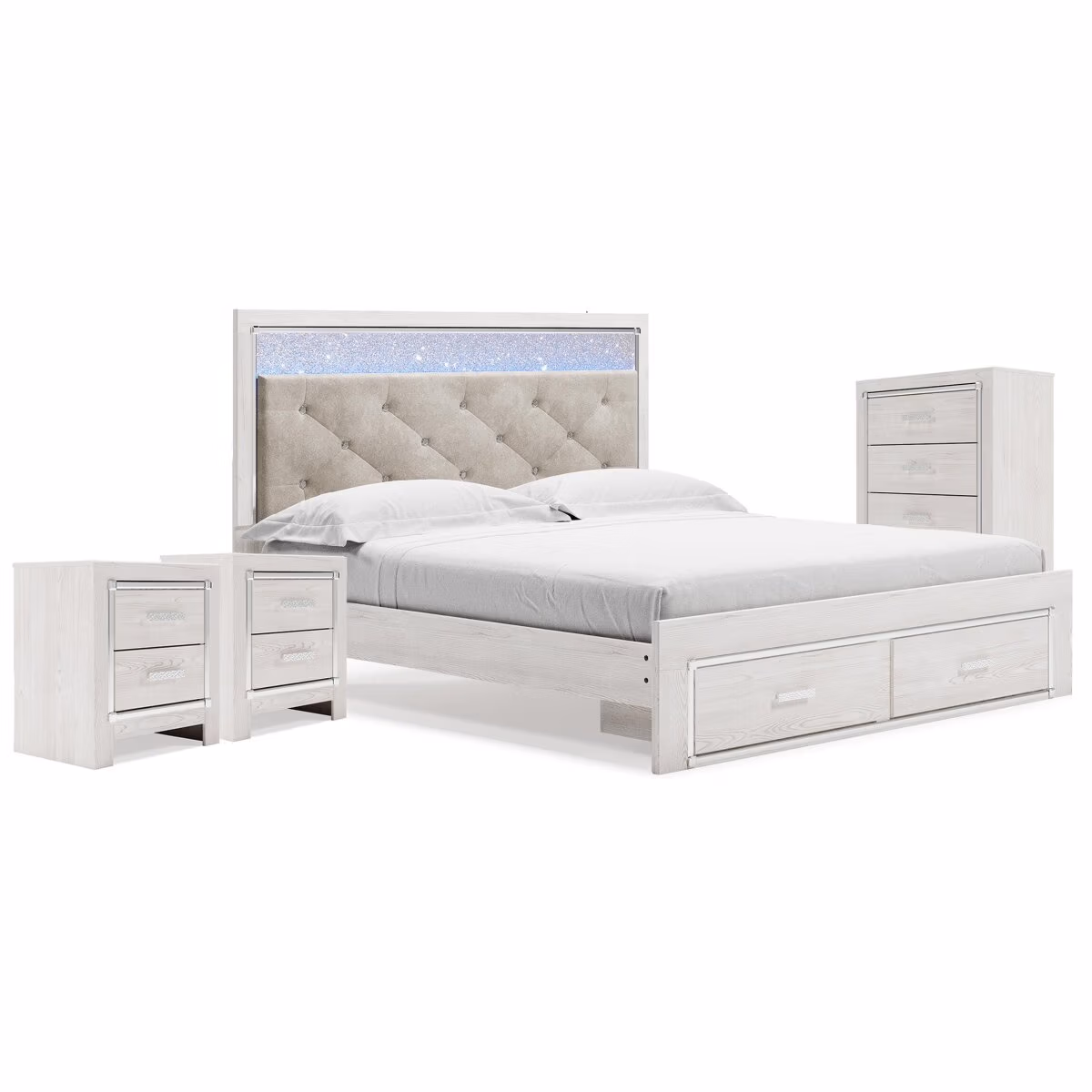 Altyra King Storage Bed, Chest and 2 Nightstands - Image 2