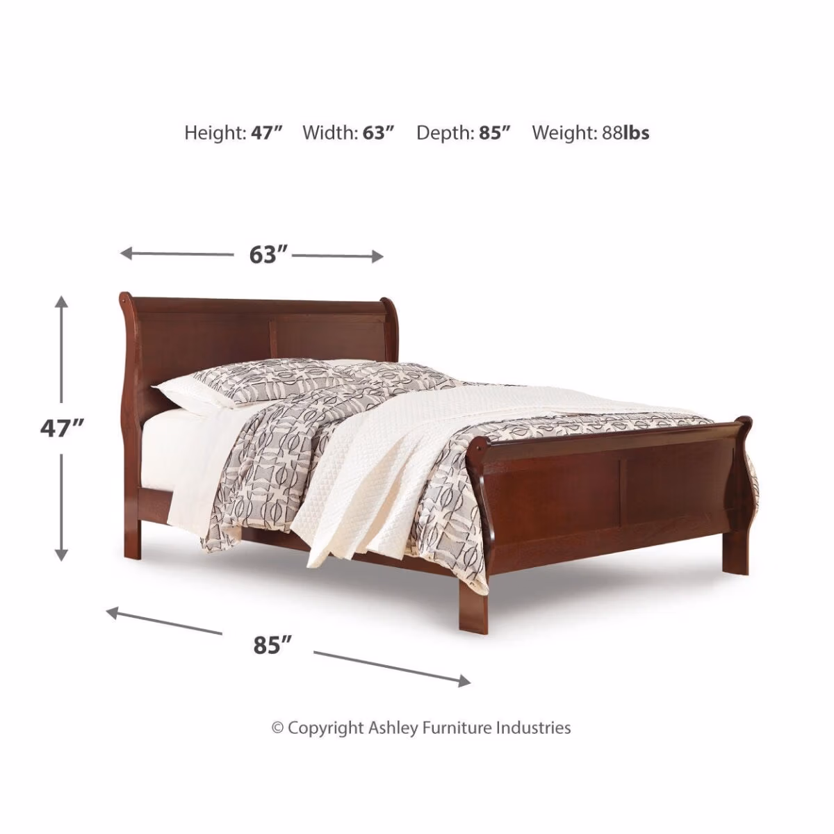 Alisdair Queen Sleigh Bed, Dresser and Chest - Image 12