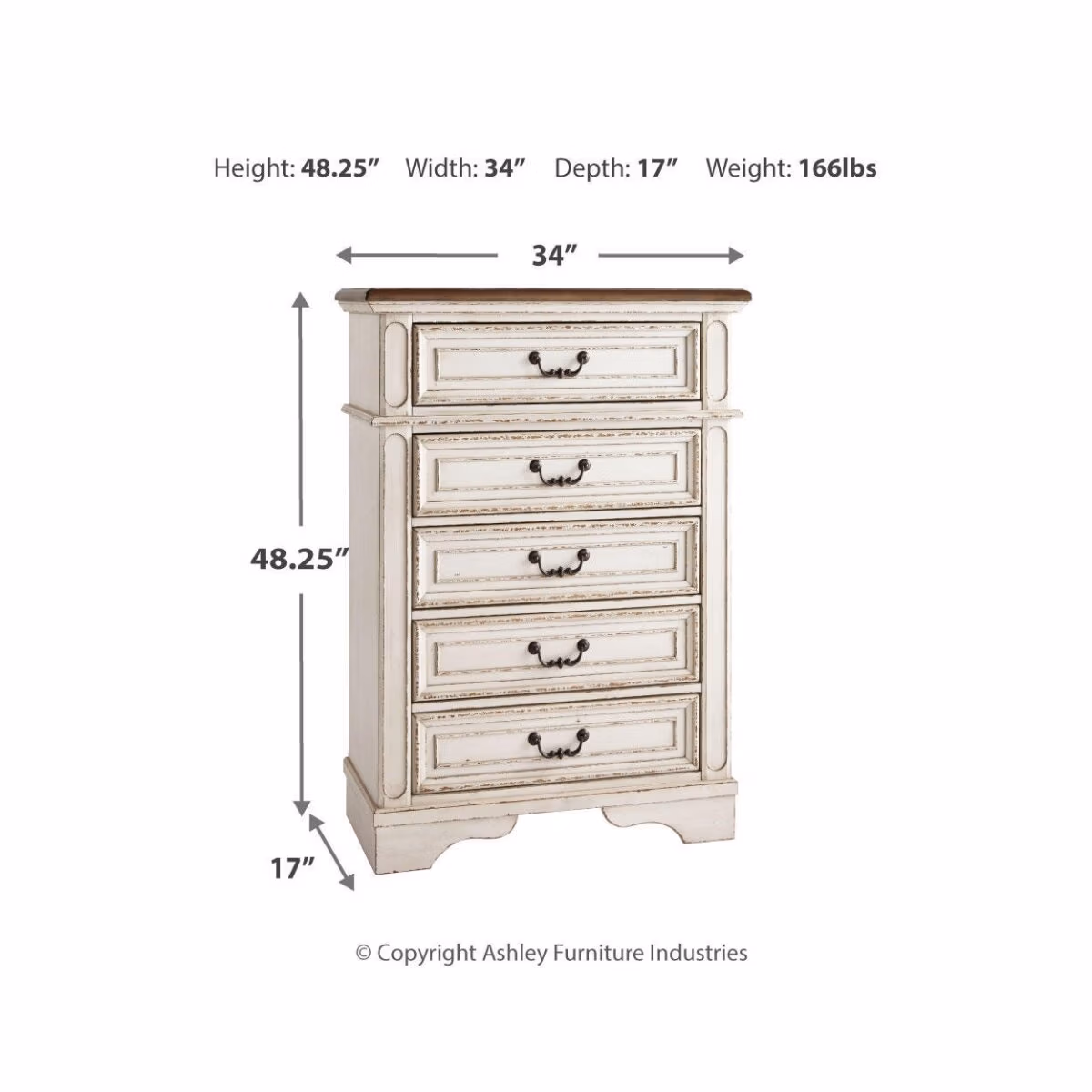 Realyn Full Panel Bed, Dresser, Mirror, Chest and Nightstand - Image 9