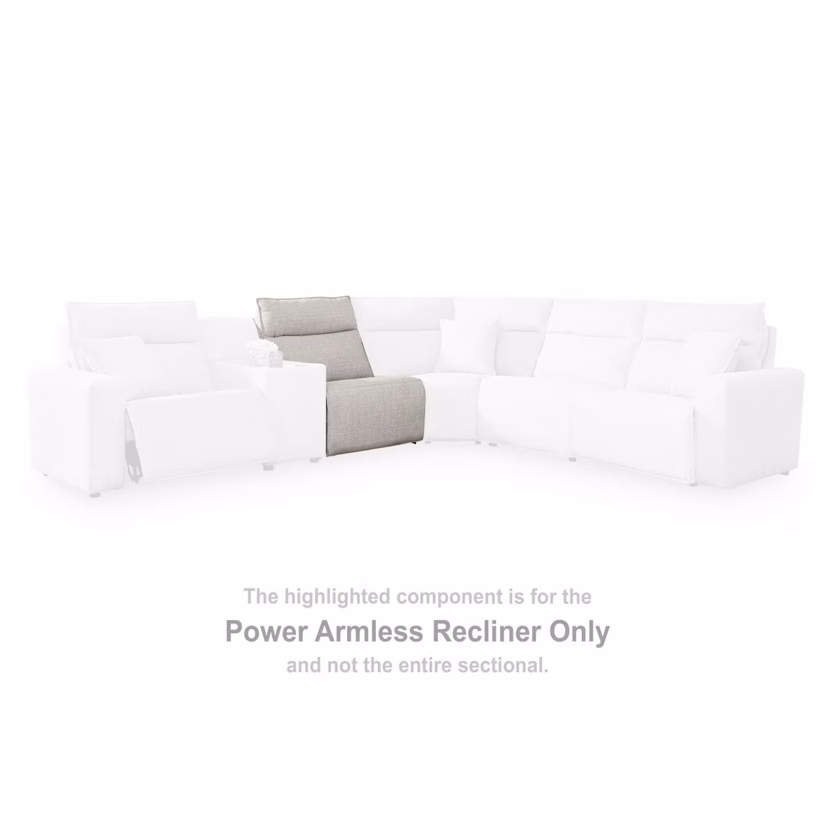 Modmax II Power Armless Recliner - Image 3