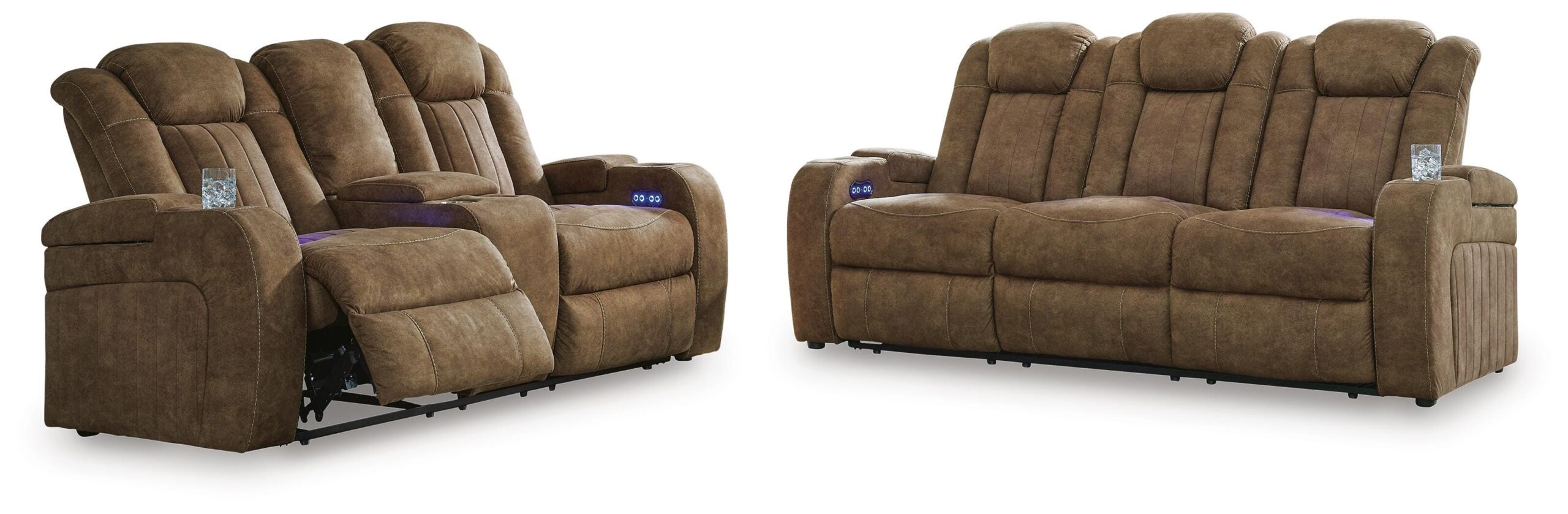 Wolfridge Power Reclining Sofa and Loveseat