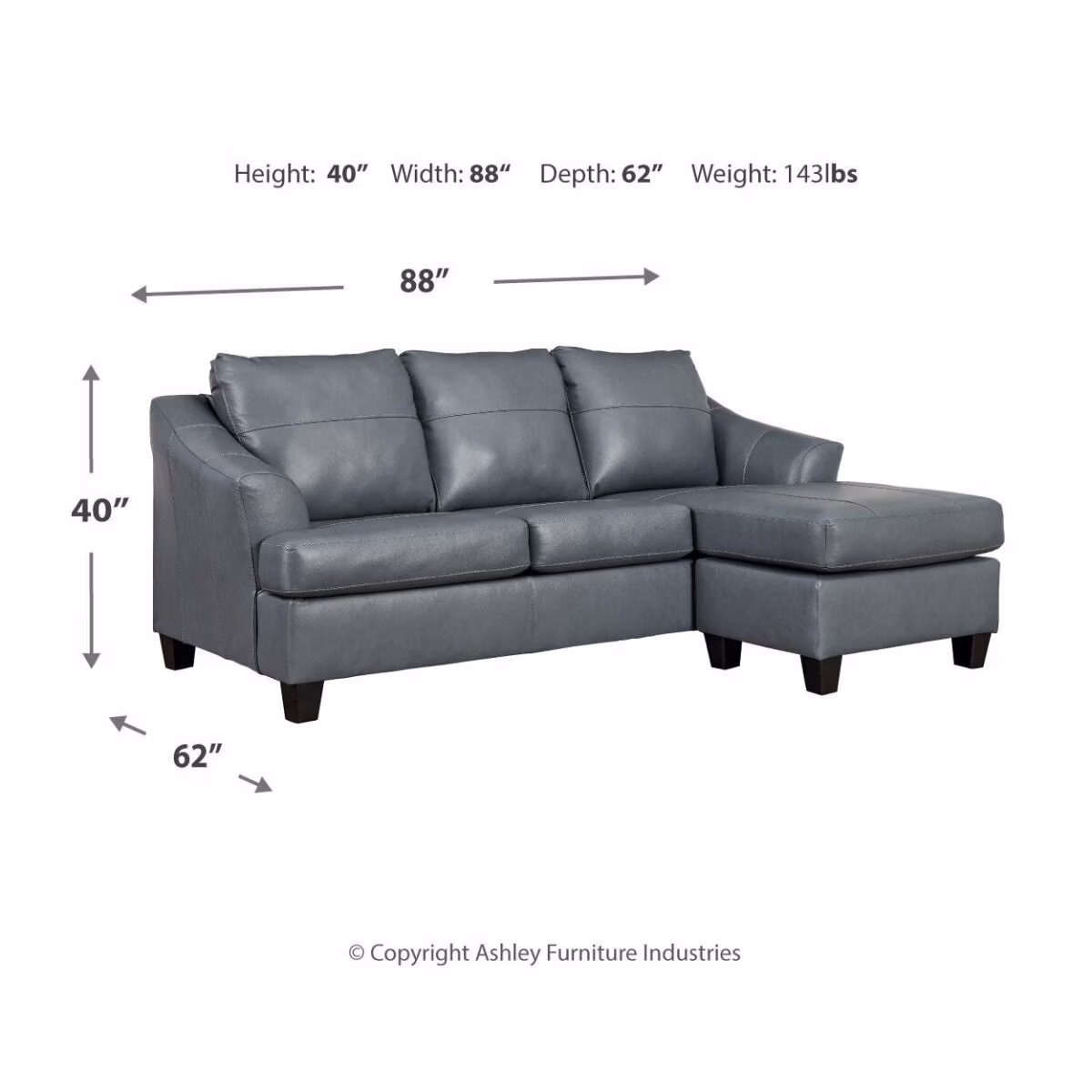Genoa Sofa Chaise - Image 5