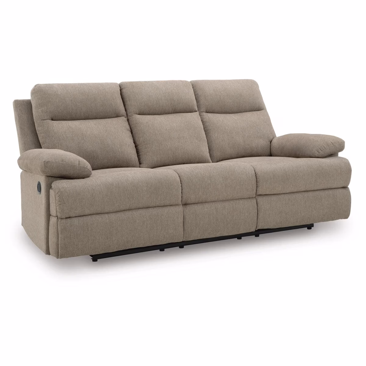 Side-Swipe Reclining Sofa with Drop Down Table - Image 2
