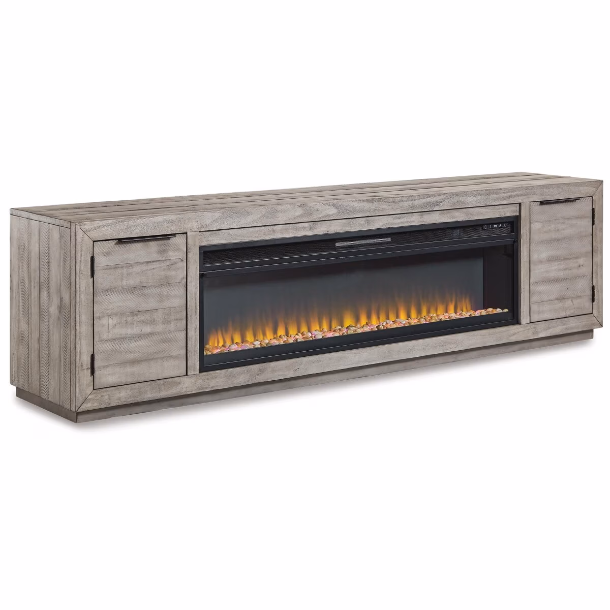 Naydell 92" TV Stand with Electric Fireplace - Image 2