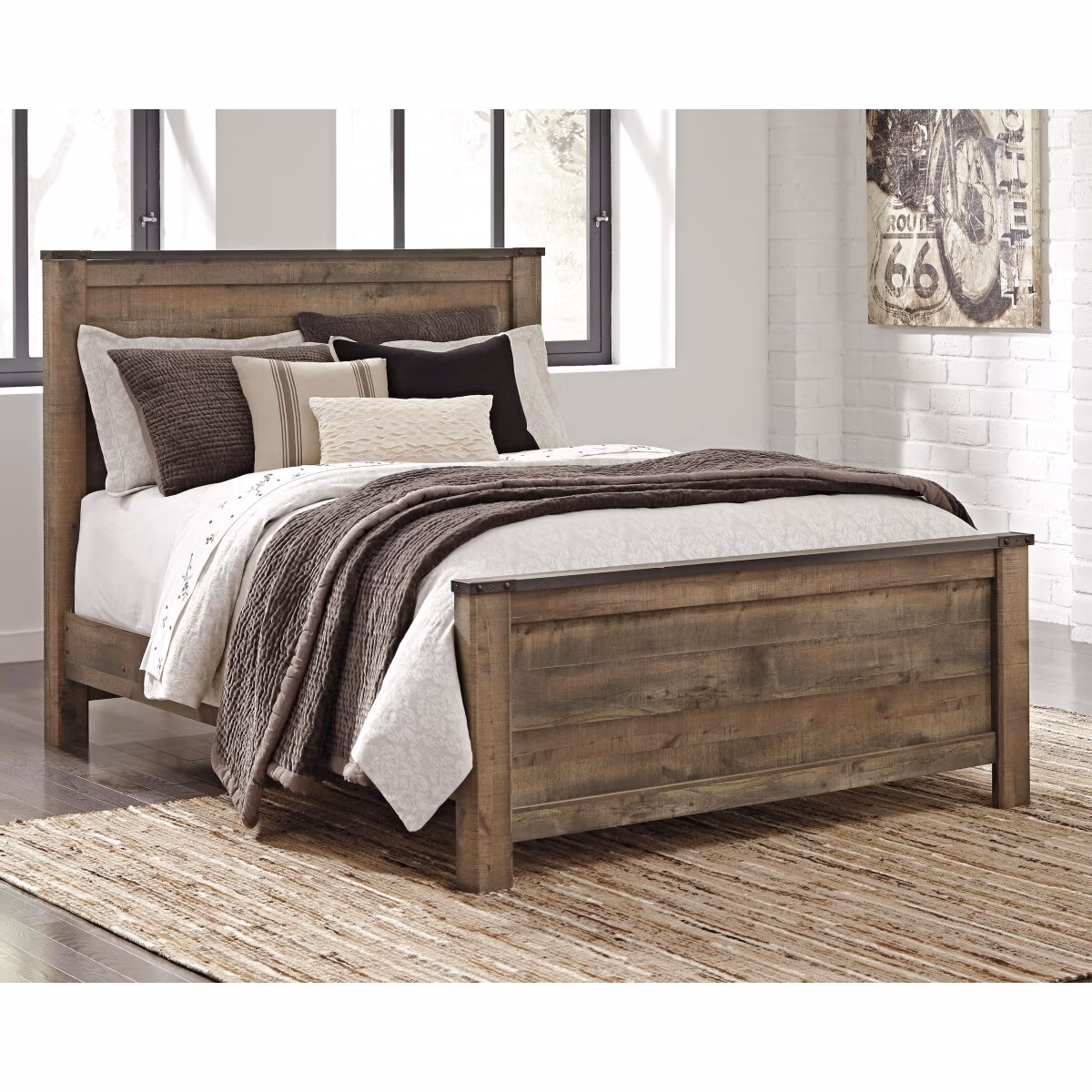 Trinell Queen Panel Bed and Nightstand - Image 5