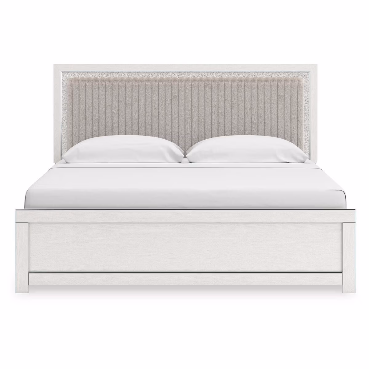 Zuraleus King Upholstered Panel Platform Bed - Image 6