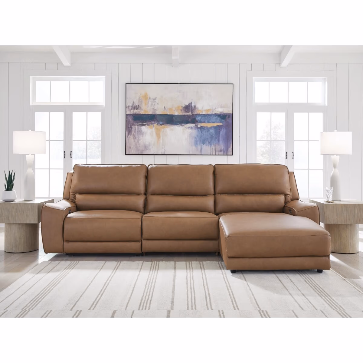 DeepWakes 3-Piece Reclining Sofa Chaise - Image 3