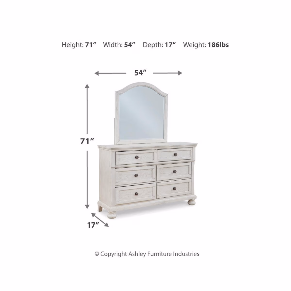 Robbinsdale Dresser and Mirror - Image 6