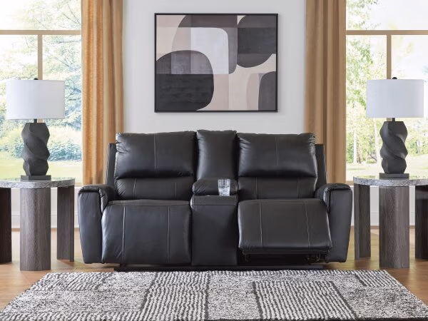 Glossmore Reclining Loveseat with Console - Image 7
