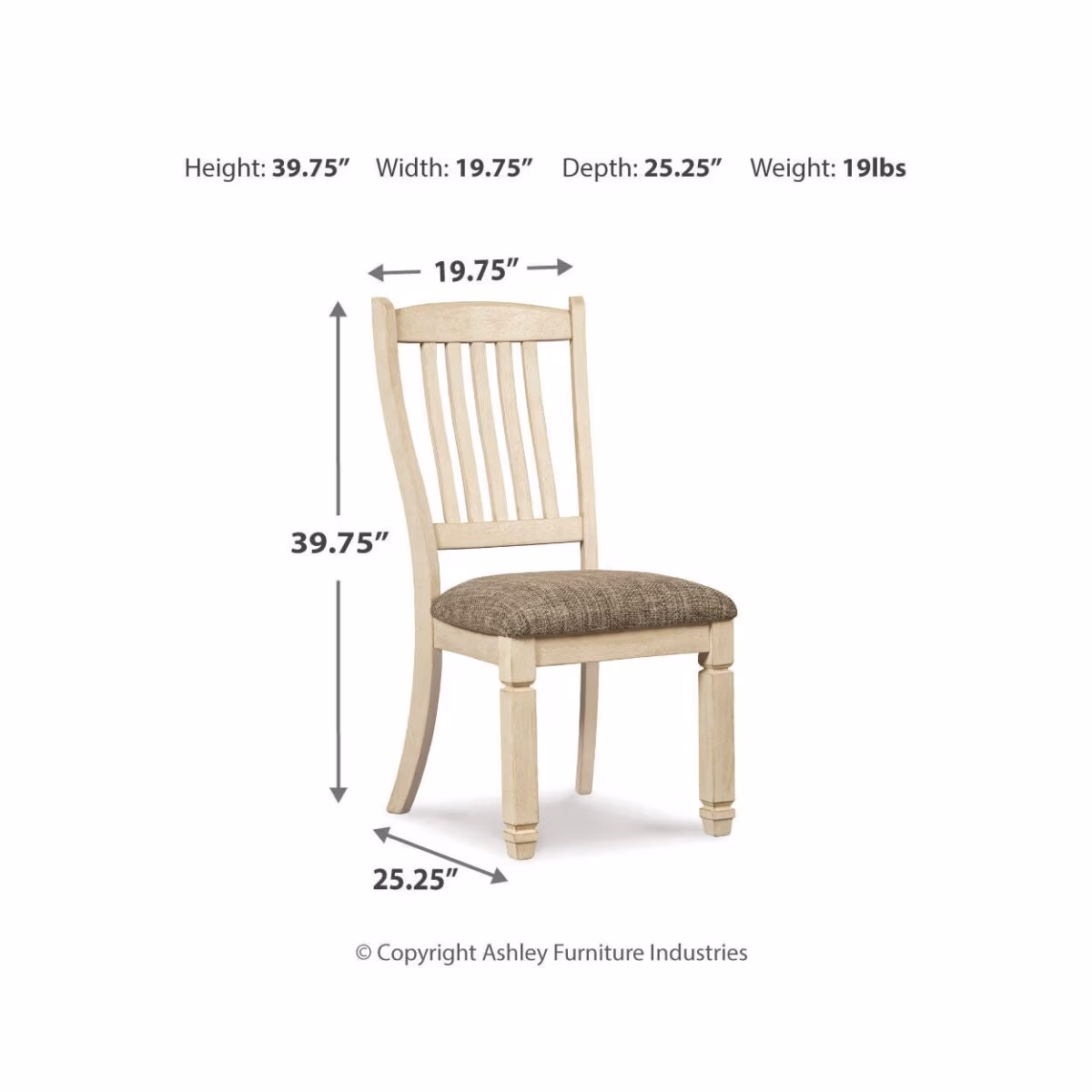 Bolanburg Dining Table, 6 Chairs, and Bench - Image 13