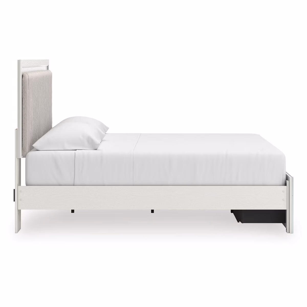 Zuraleus King Upholstered Panel Platform Storage Bed - Image 5