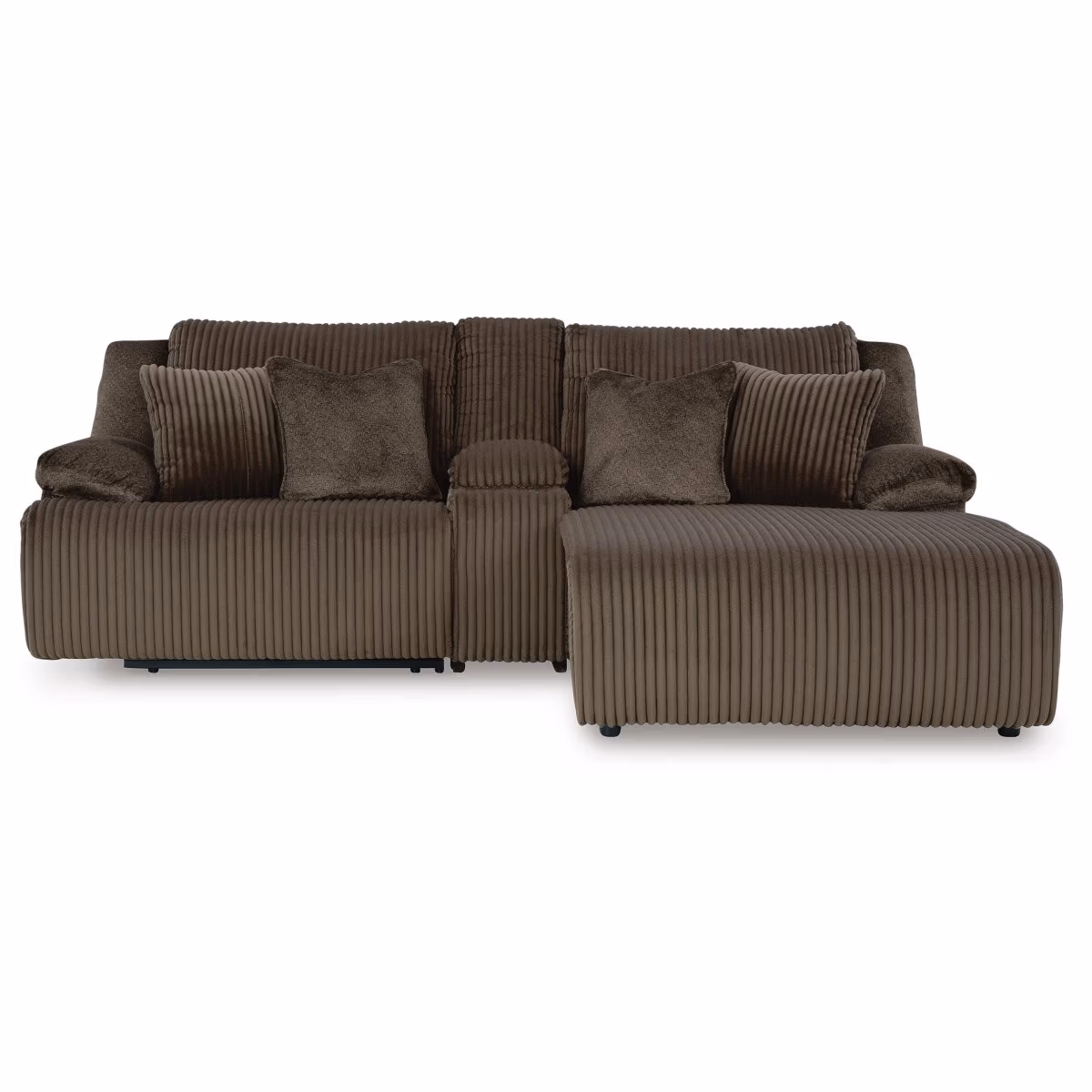Top Tier 3-Piece Reclining Sectional Sofa with Chaise - Image 2