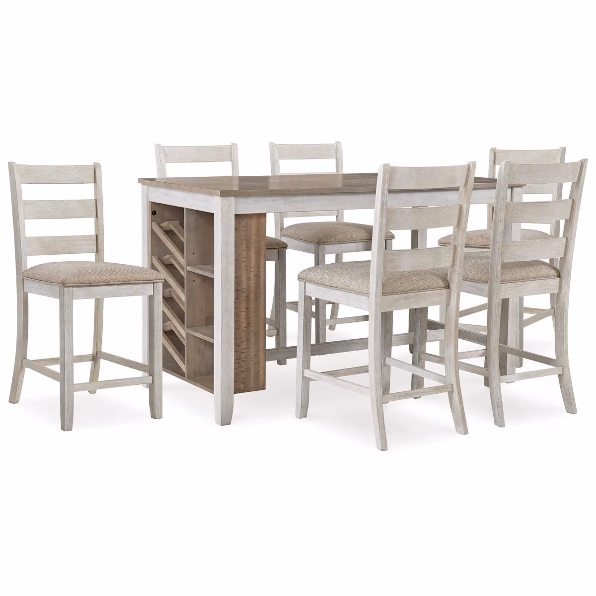 Skempton Counter Height Dining Table and 6 Barstools - Image 2