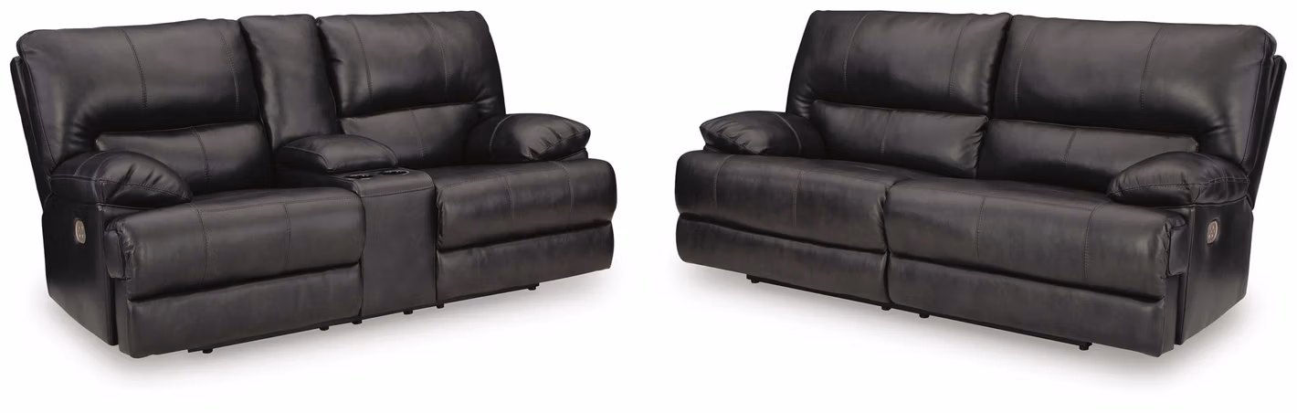 ccfbff9b56d649773f8c41a11ae85b68 Mountainous Power Reclining Sofa and Loveseat - Image 1