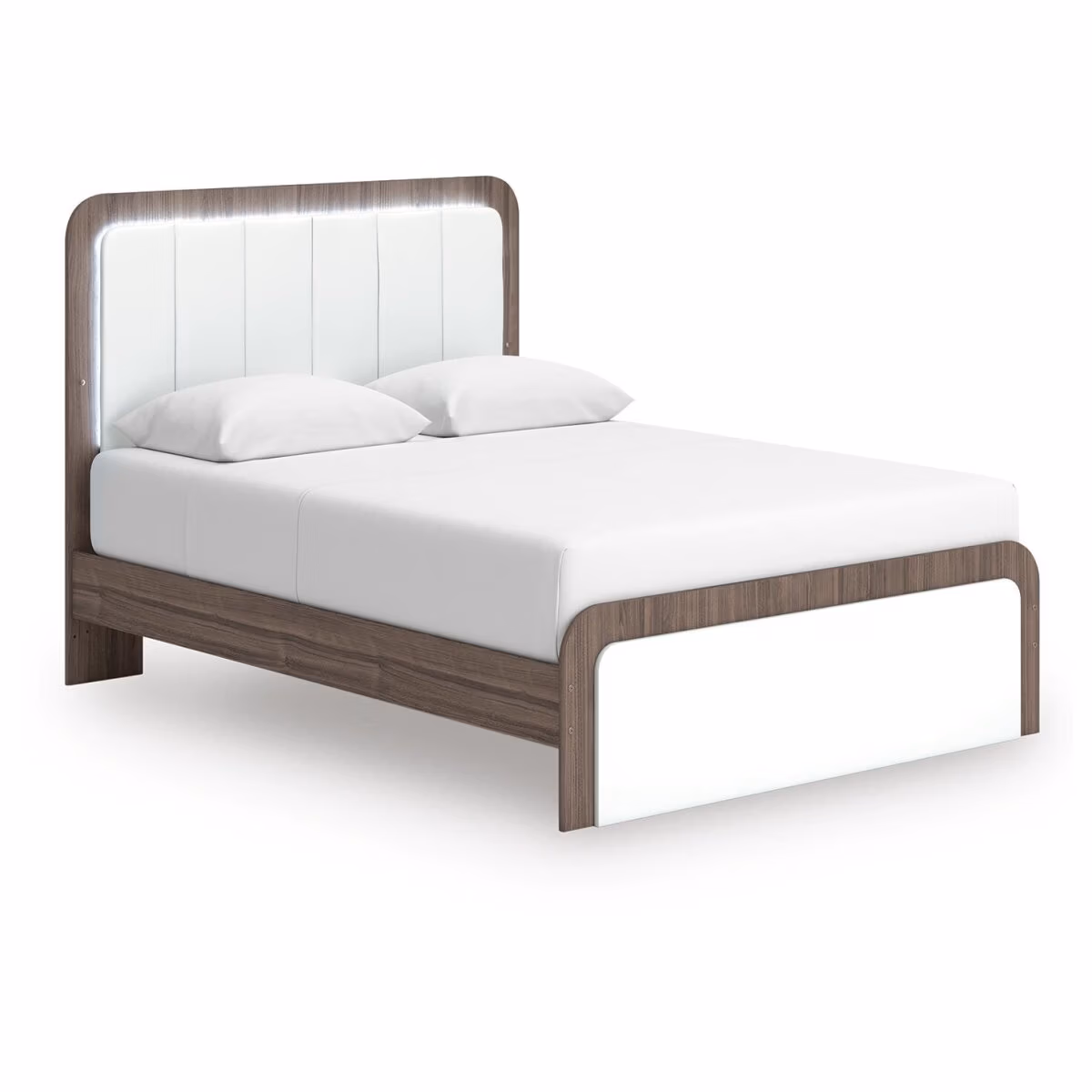Kendanport Queen Upholstered Bed, Dresser, Mirror and Nightstand - Image 11