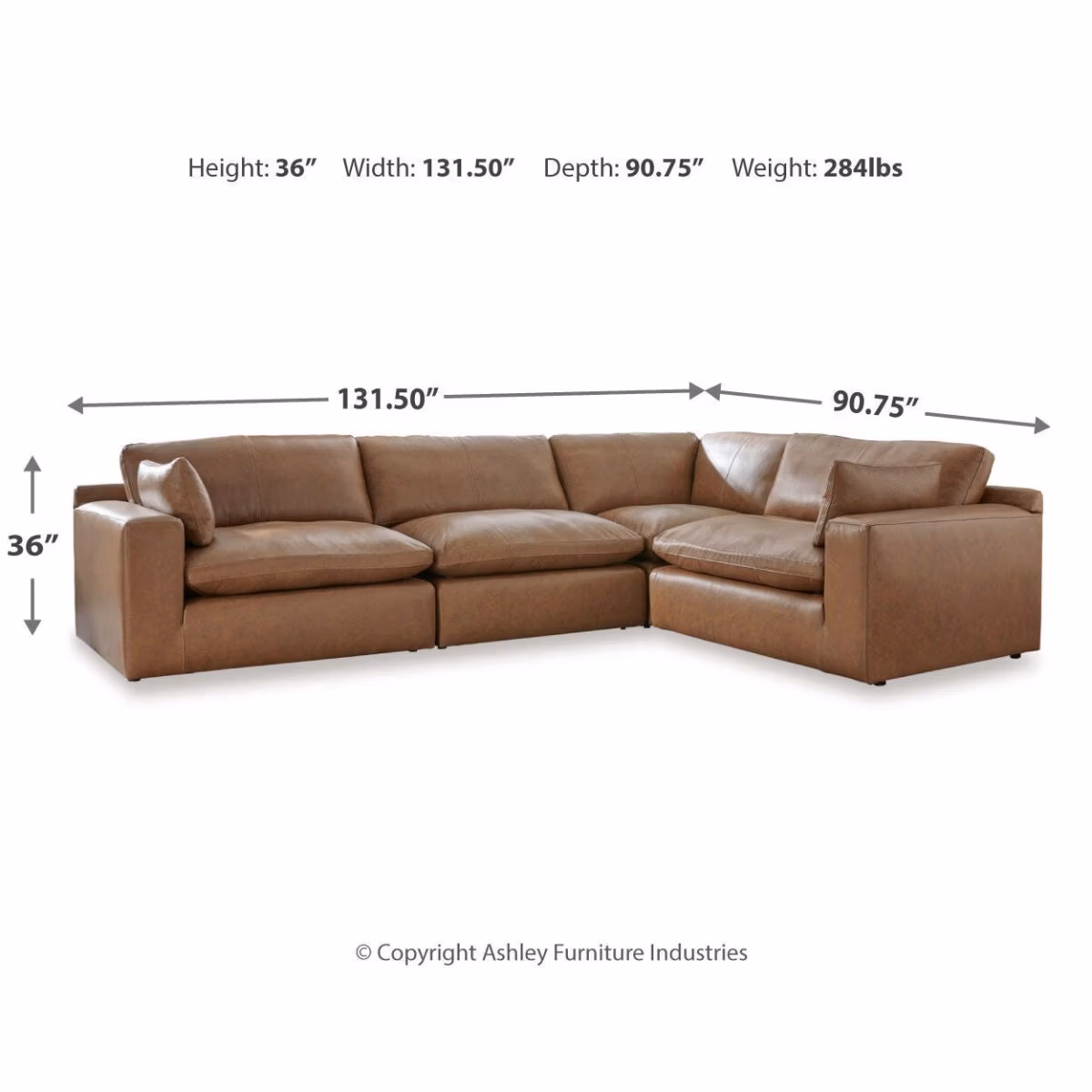 Emilia 4-Piece Sectional - Image 5