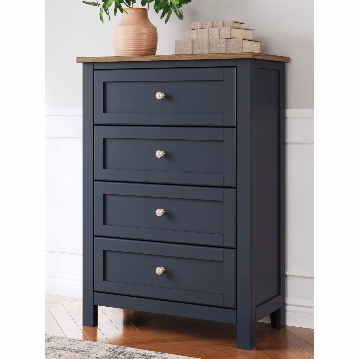 Landocken Twin Panel Bed, Dresser, Chest and Nightstand - Image 34