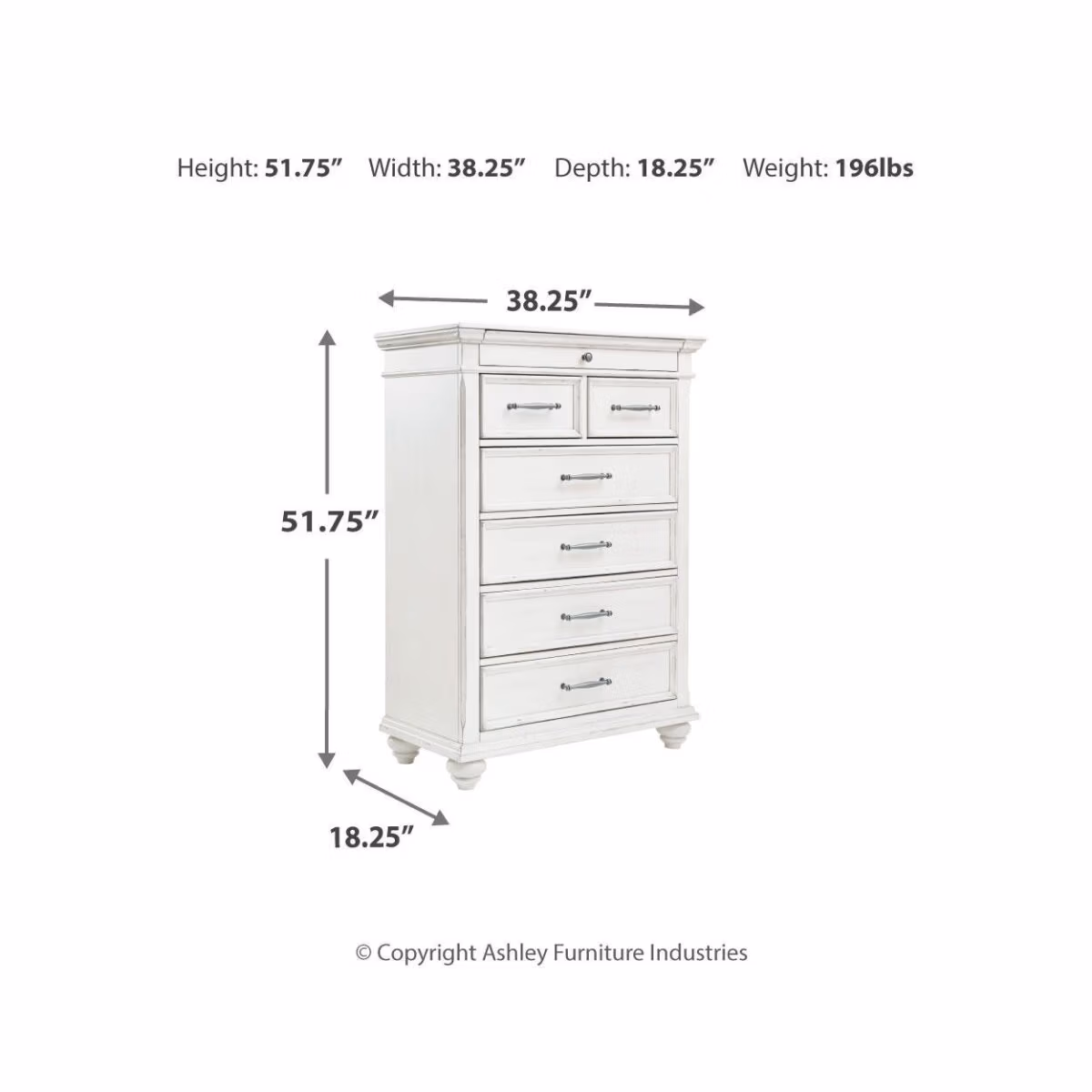 Kanwyn Cal King Upholstered Panel Bed, Dresser, Mirror and Chest - Image 13