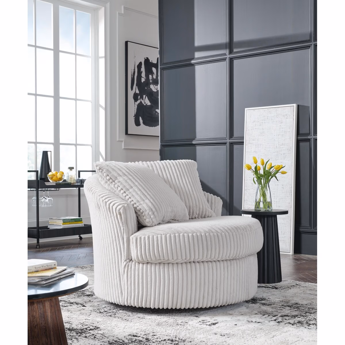 Gramwell Swivel Accent Chair - Image 3