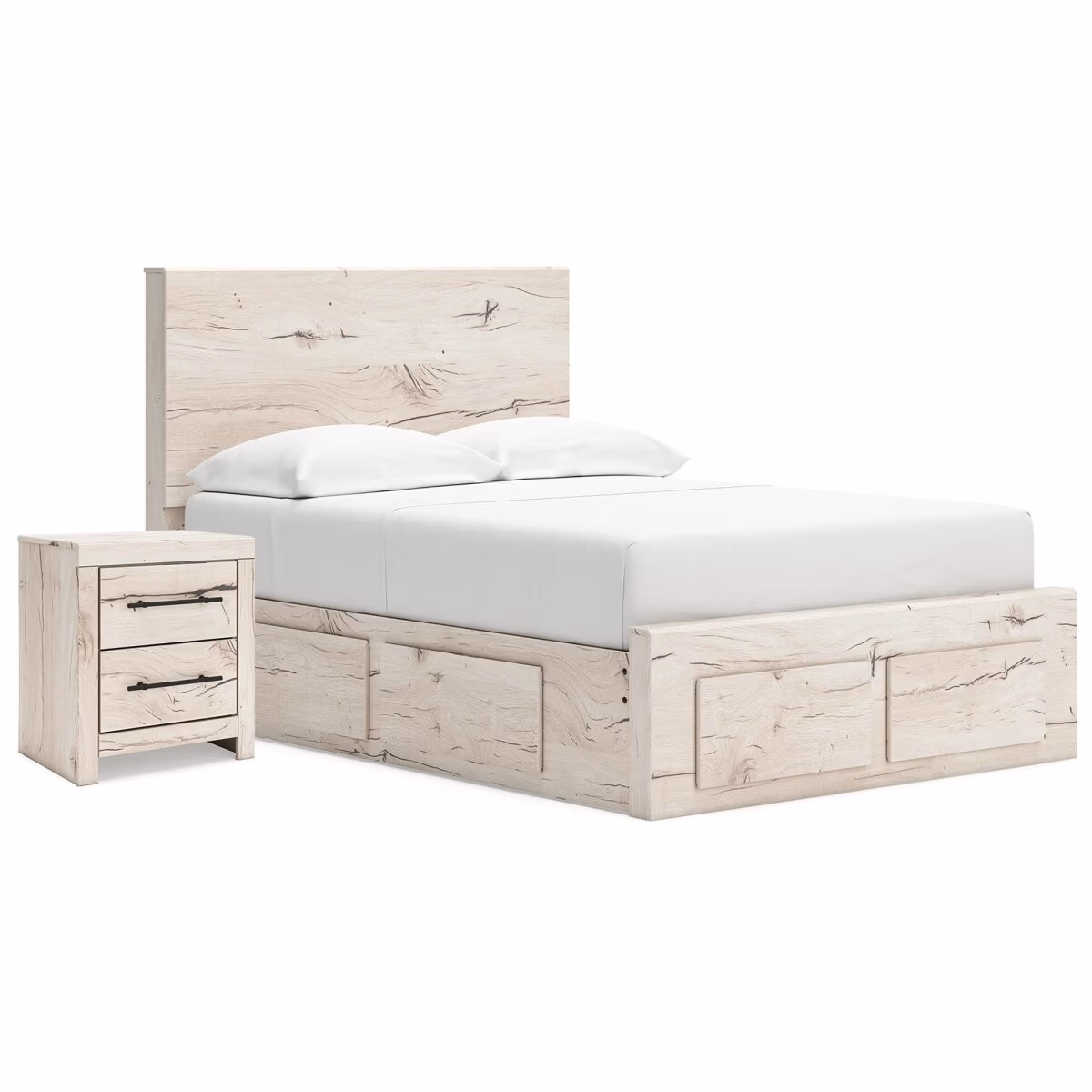 Lawroy Full Storage Bed and Nightstand - Image 2