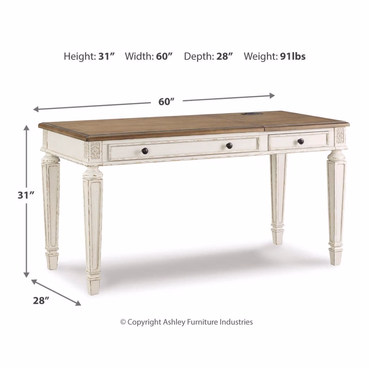 Realyn Home Office Lift Top Desk - Image 5