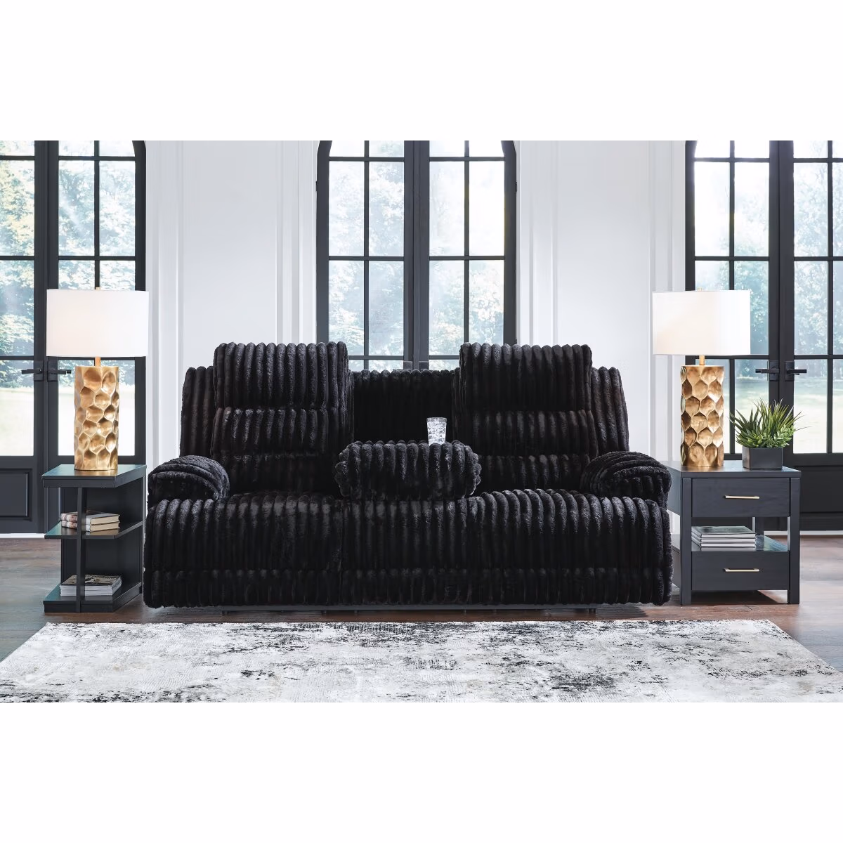 Rhines Falls Power Reclining Sofa with Drop Down Table - Image 7