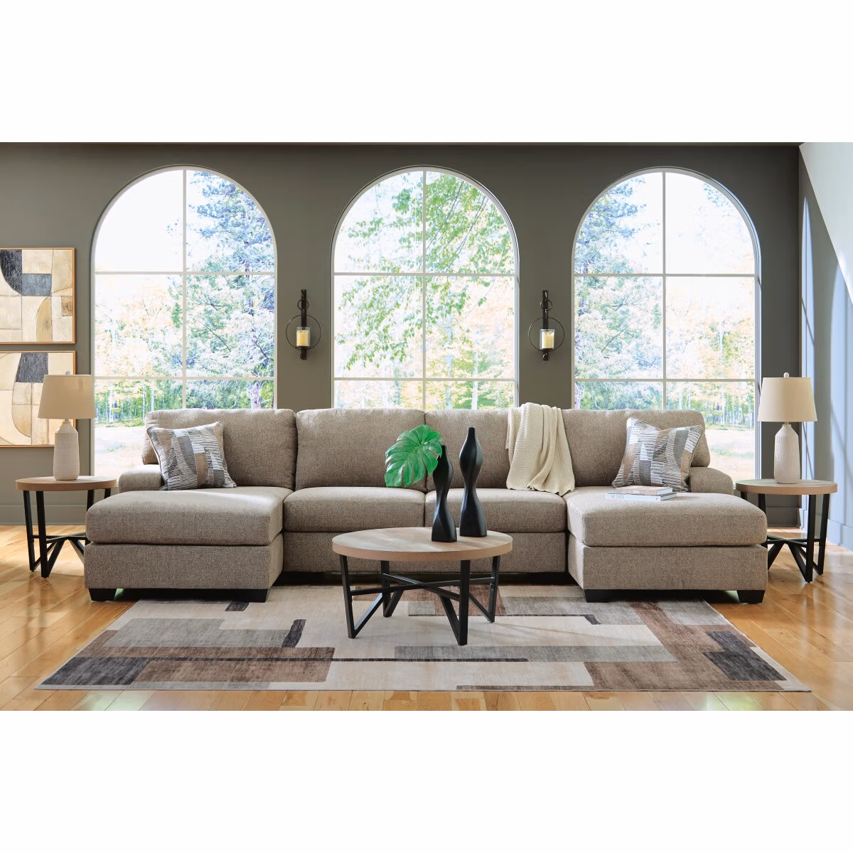 Newellen 3-Piece Sectional with Chaise - Image 4