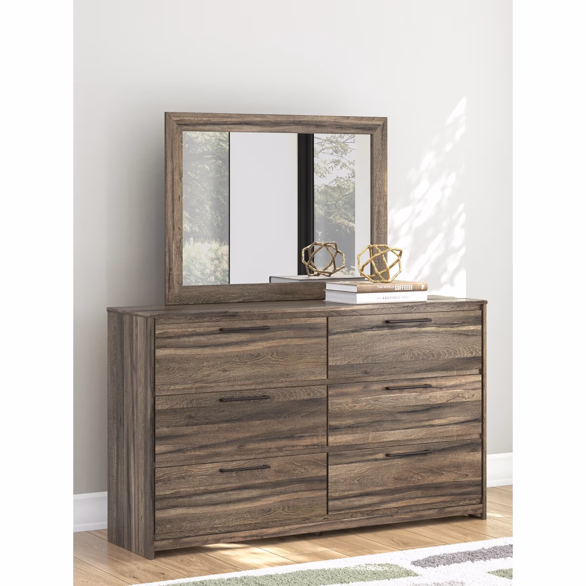 Elbrim King Panel Bed, Dresser, Mirror and Nightstand - Image 25