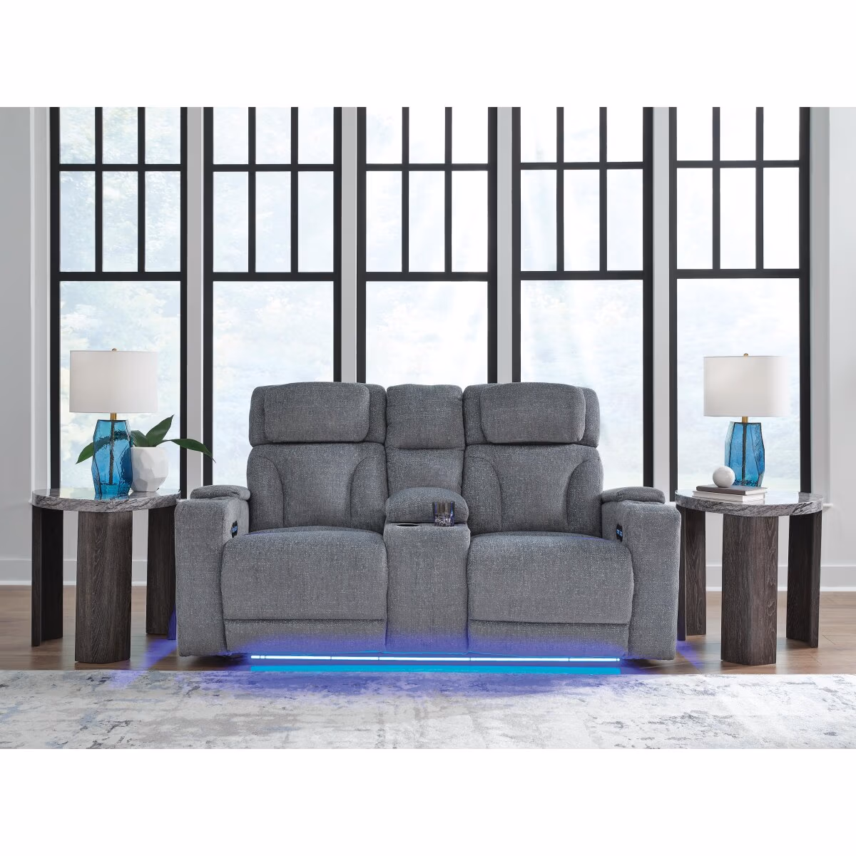 Studio Cave Power Reclining Loveseat with Console - Image 3