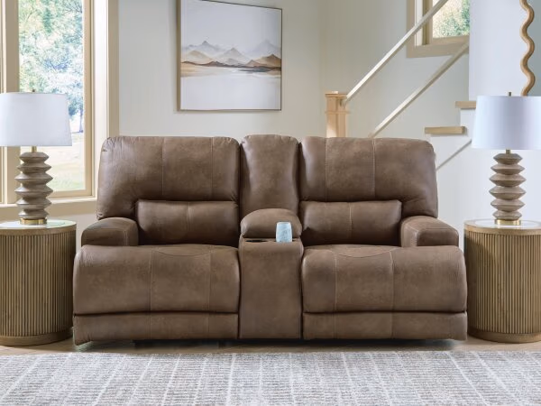 Beckley Place Power Reclining Loveseat with Console - Image 3