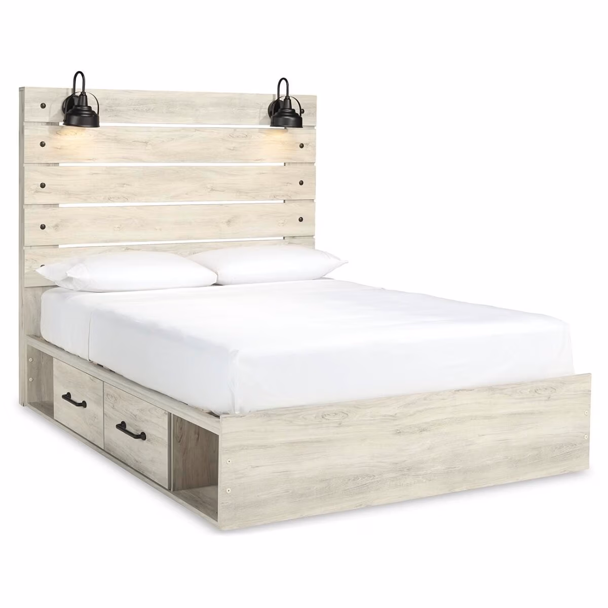 Cambeck Queen Panel Bed with 2 Storage Drawers - Image 2