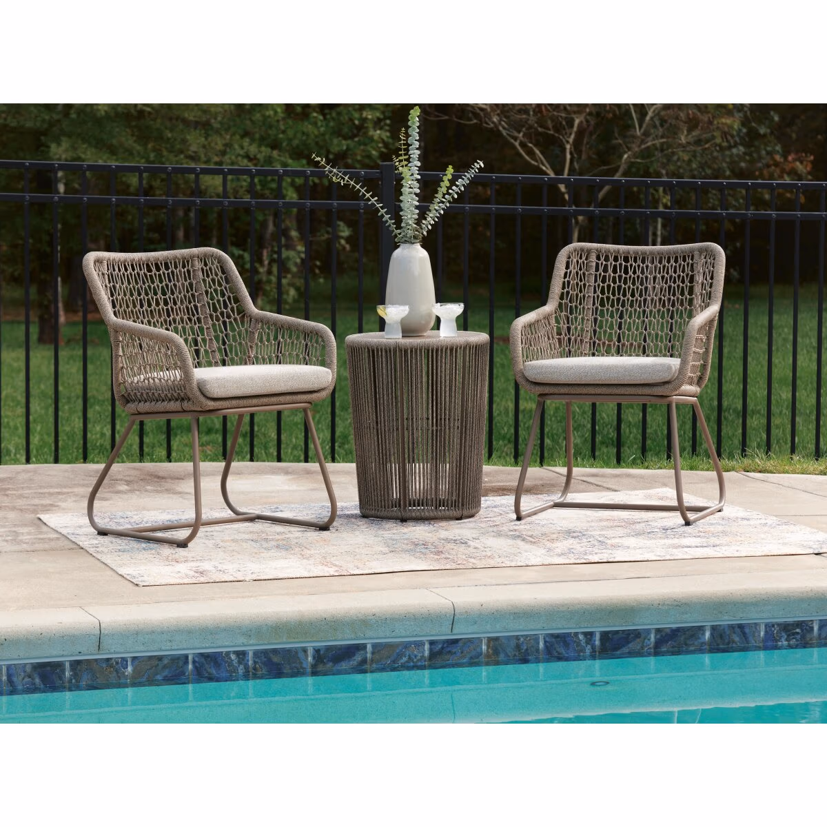 Majors Beach Outdoor Table and 2 Chairs - Image 3