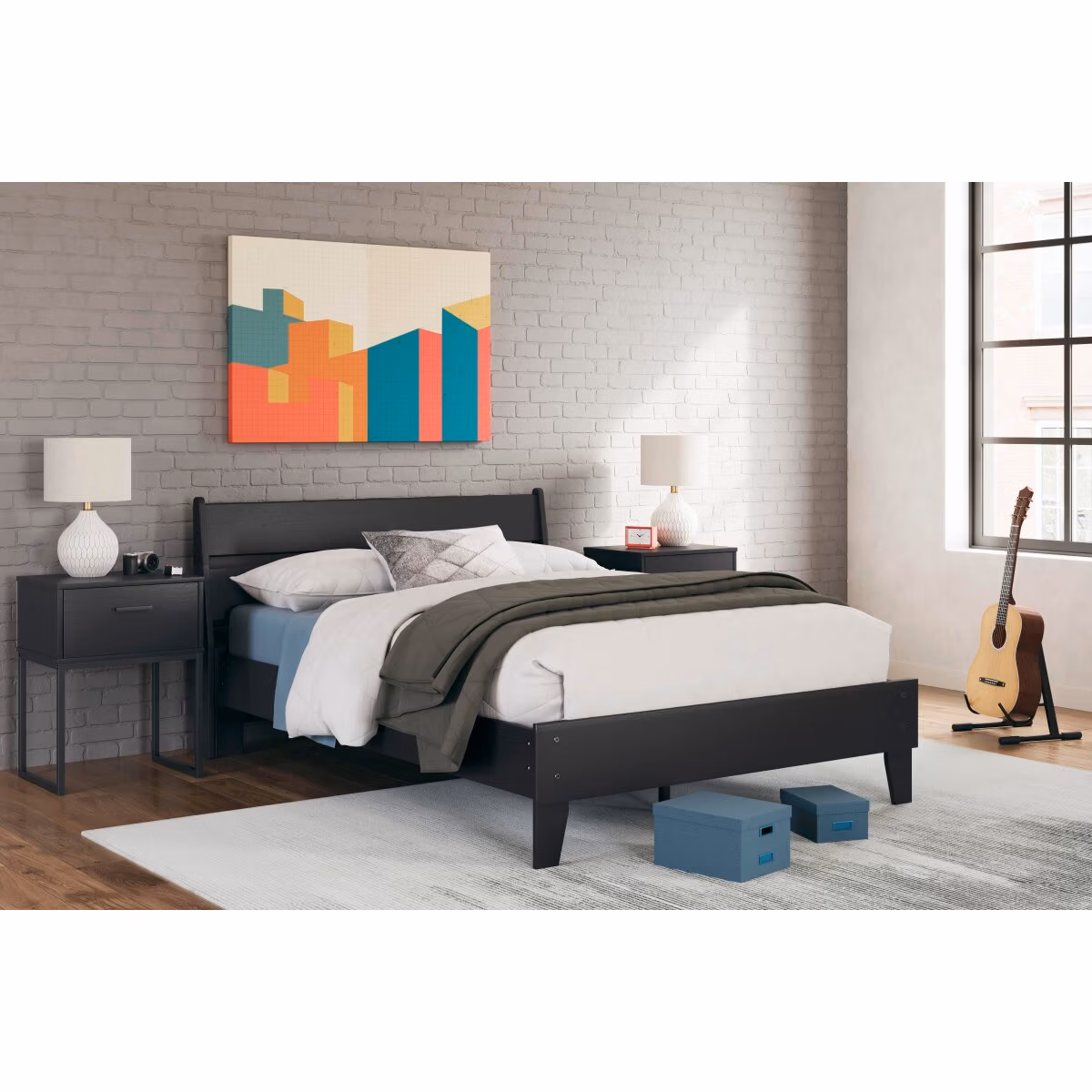 Socalle Full Panel Platform Bed - Image 3