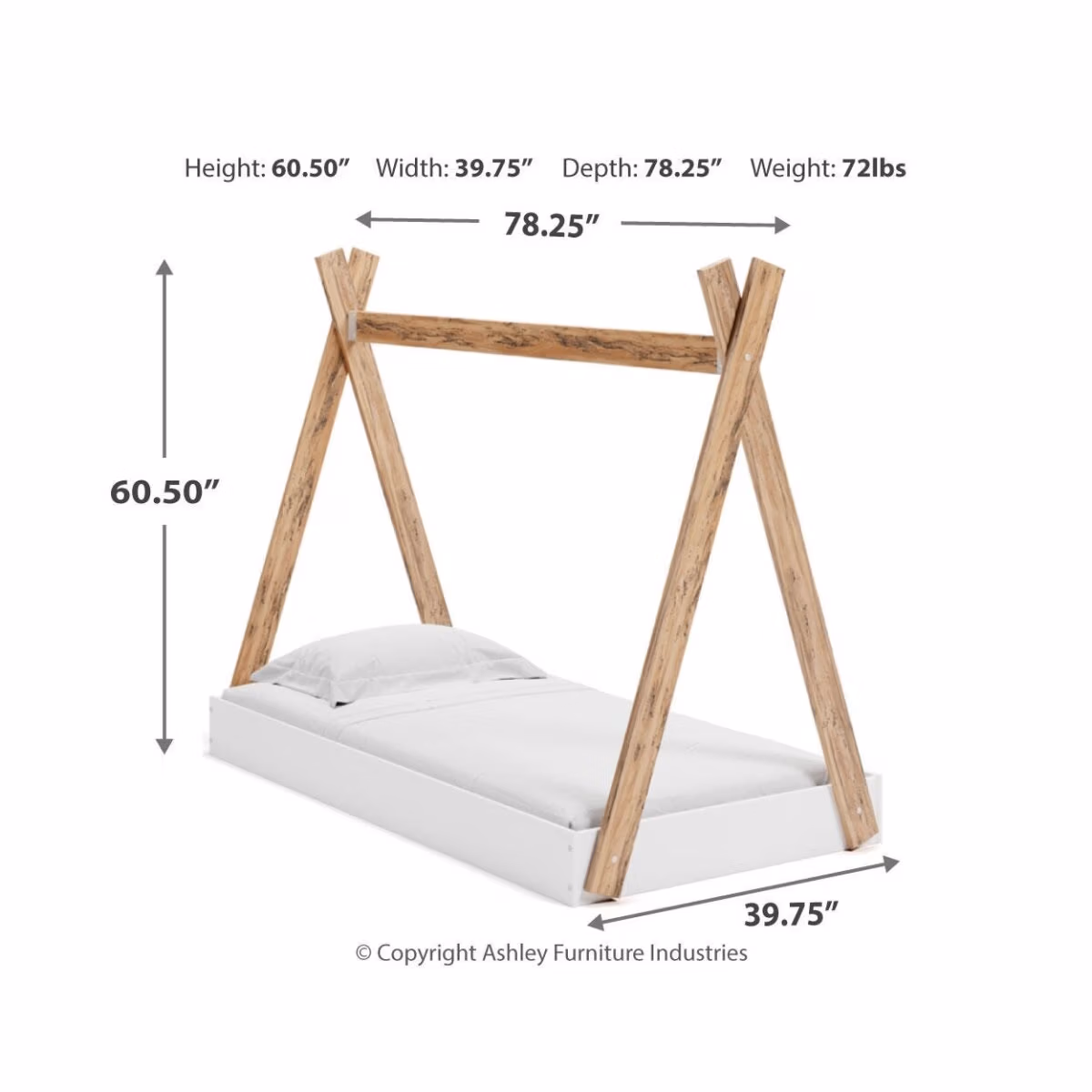 Piperton Twin Tent Complete Bed in Box - Image 9