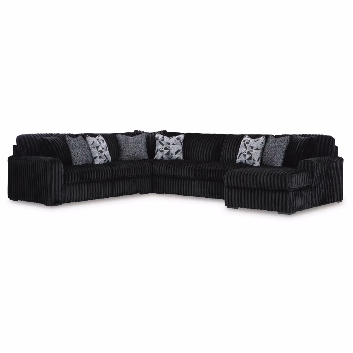 Midnight-Madness 6-Piece Sectional with Chaise - Image 3