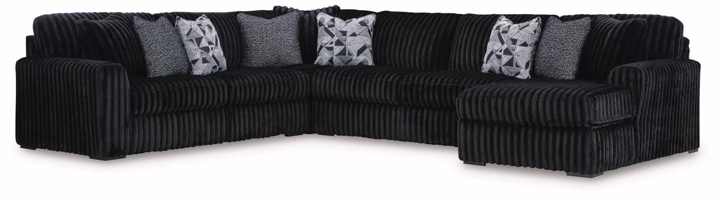 Midnight-Madness 6-Piece Sectional with Chaise