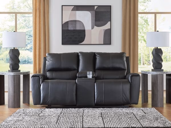Glossmore Reclining Loveseat with Console - Image 3