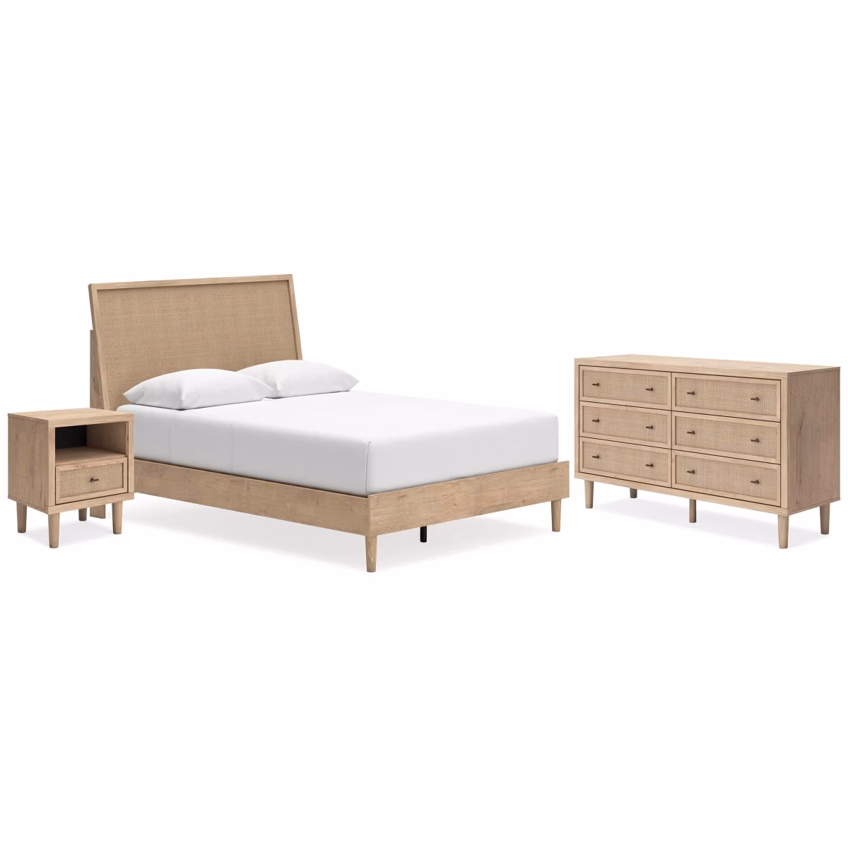 Cielden Queen Panel Bed, Dresser and Nightstand - Image 2