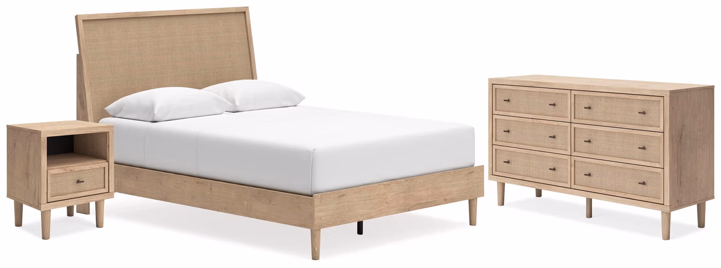 d45d1234f05a454f2644c175ad863bc7 Cielden Queen Panel Bed, Dresser and Nightstand - Image 1