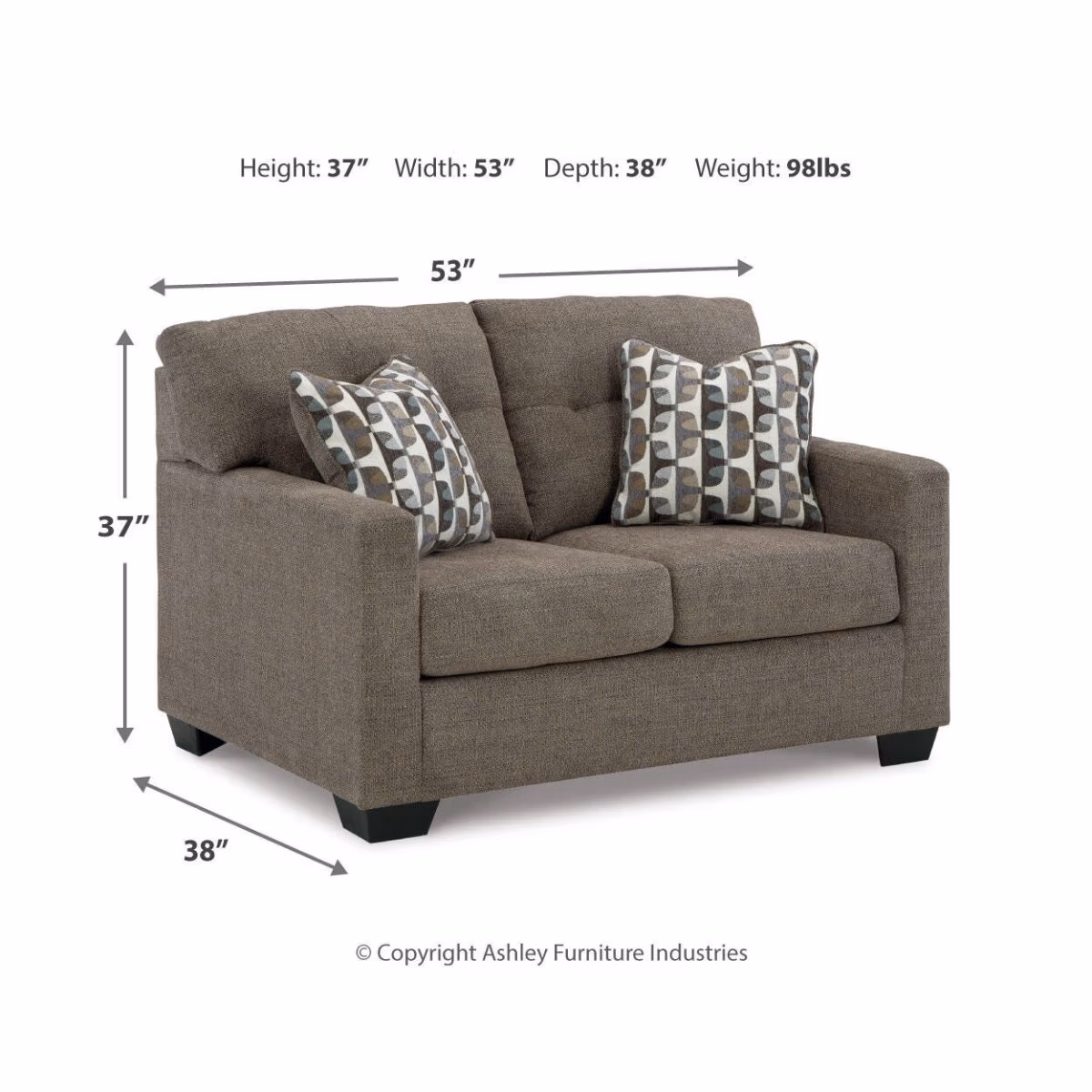 Mahoney Loveseat - Image 7